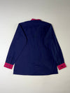 Shell Helix Navy Pink Mechanic Work Shirt (S)