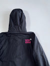 Superdry Original Windcheater Black Pink Fleece Lined Jacket (S)