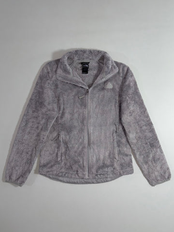 The North Face Osito Fleece Jacket  Grey Fuzzy Full-Zip Women’s (S)