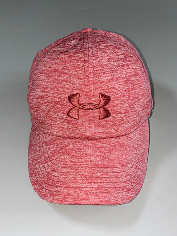 Under Armour Heather Red Logo Cap (Adjustable)