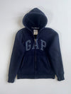 Gap Logo Sherpa-Lined Full Zip Hoodie (S)