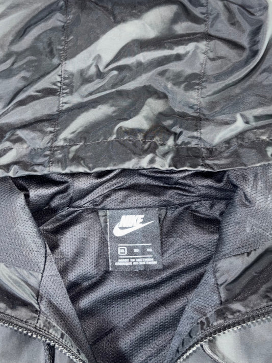 Nike Windrunner Hooded Track Jacket Black/Brown Trim (XL)