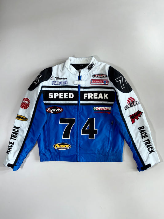 Vintage Fast Lane “Speed Freak” Racing Jacket (L)