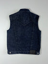 True Religion Denim Trucker Vest (L)
