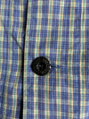 Pepe Jeans London | Blue Gingham Check Short Sleeve Shirt | (XL)