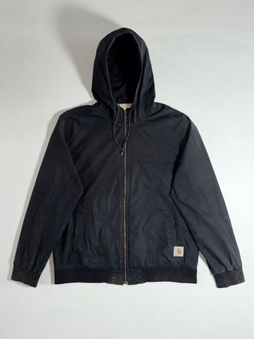 Carhartt WIP Hooded Cotton Bomber Jacket – Black (XL)