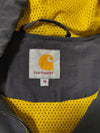 Carhartt Hooded Full-Zip Lightweight Work Jacket – Black/Yellow (L)