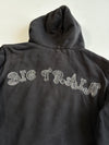 Big Train Jeans Black Sherpa-Lined Zip-Up Hoodie(M)