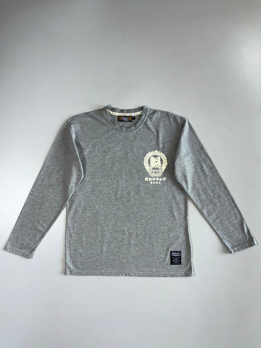 Polo Party Japanese Graphic Long Sleeve T-shirt(L)