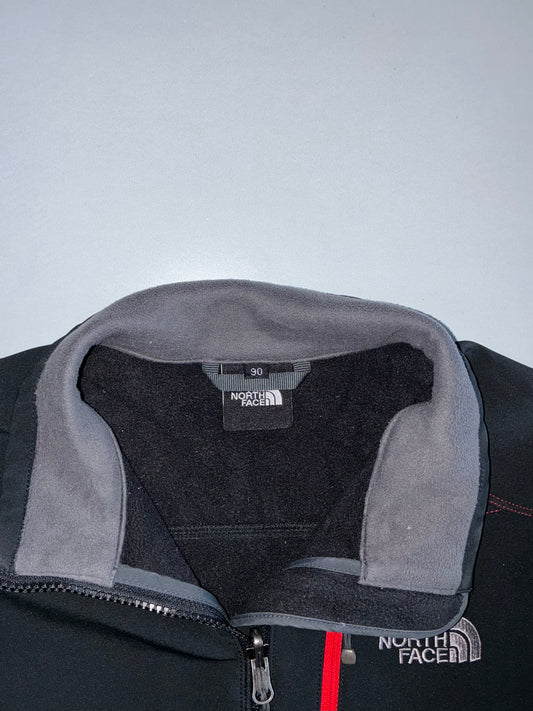 The North Face Apex Softshell Fleece-Lined Jacket Black/Grey (S/M)