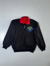 Adidas Retro Track Jacket  Black x Red Reversible Collar (M)