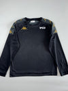 Kappa InterSport Logo Tape Long Sleeve Sports Jersey – Black/Gold (XL)