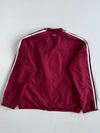 Adidas Burgundy 3-Stripe Track Jacket(S)