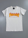 Thrasher | Flame Logo Tee | White (S)