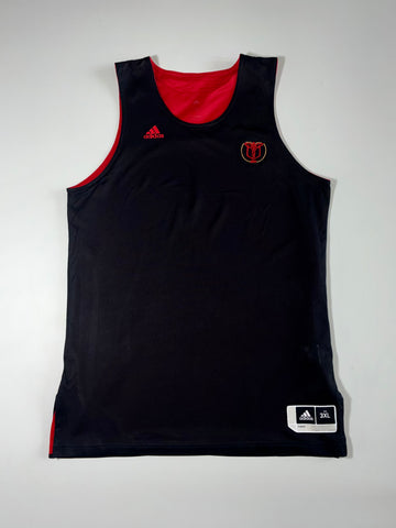 Adidas Reversible Basketball Jersey – Black/Red (L)