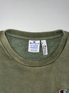 Champion Organic Cotton Olive Green Crewneck Sweatshirt  (XL)