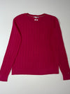 Tommy Hilfiger Pima Cotton Cable Knit Sweater – Pink Women’s (S)
