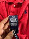Ralph Lauren Red "The Skinny Polo" Women's Polo Shirt (XS)