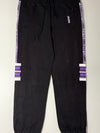 Vintage Jako Sport Track Pants – Black/Purple (W:38) (L:40)