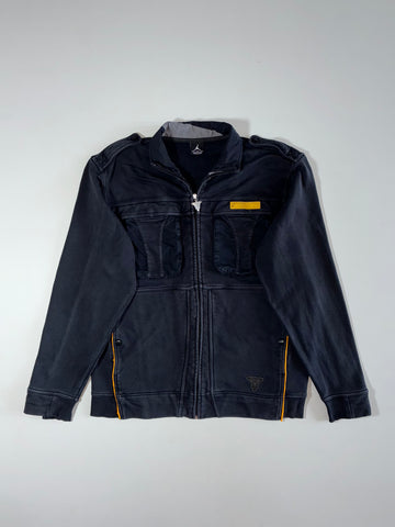 Jordan | Zip-Up Utility Jacket Black Yellow (M)
