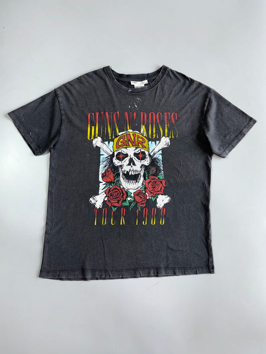 Vintage Guns And Roses Tour 1998 Printed T-shirt (L)