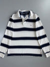 Tommy Hilfiger Long Sleeve Rugby Polo (XL)