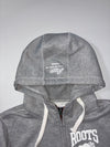 Roots Athletics Canada Grey Marl Full-Zip Hoodie (XL)