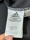 Adidas Black Fleece Track Jacket with White Stripes (L)