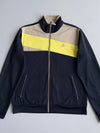 Adidas Colorblock Track Jacket | Navy Beige Yellow (XL)