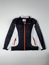 US Polo Assn Colorblock Windbreaker Jacket – Navy/White/Orange (M)