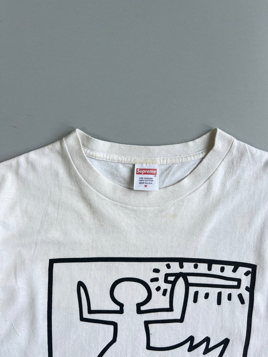 Supreme x Keith Haring Graphic Tee – White (M)