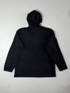 Vintage Adidas Black Three Stripe Half-Zip Anorak Hoodie (XL)