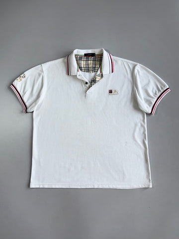 Burberry London Nova Check Piqué Polo T-shirt (L)