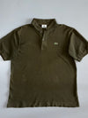 Vintage Lacoste Classic Piqué Polo T-Shirt Olive Green | 100% Cotton (L)