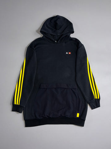 Adidas x LEGO Black 3-Stripes Pullover Hoodie (L)
