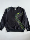 Nike Run | Retro Line Graphic Crewneck | Black | Size M