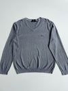 Hugo Boss V-Neck Sweater – Grey (S)