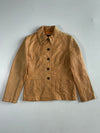 Vintage Banana Republic Tan Genuine Leather Button-Up Jacket Women’s (XS/S)