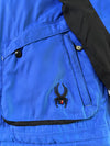 Vintage Spyder Blue Black Fleece Lined Ski Jacket (XL)