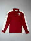 Kappa Italia Torino Piemonte Maroon/White Long Sleeve Polo (L)
