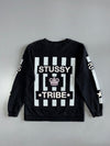 Stussy Tribe Graphic Black Crewneck Sweatshirt (M)
