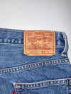 Levi’s 550 Vintage Blue Denim Shorts (W:30) (L:20)