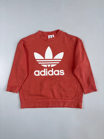 Adidas | Oversized Trefoil Sweatshirt | Rust Red (2XL)
