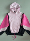 Nike Pink Colorblock Windbreaker Hoodie (M)