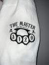 Devil Jizo Bosatsu Japanese Embroidered Hoodie (White) (L)