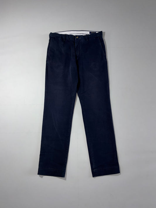 Polo Ralph Lauren Navy Blue Stretch Classic Fit Chinos (W:33) (L:41)