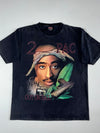 Vintage 2Pac “Out on Bail” Rap Tee Faded Black (XL/2XL)