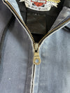 Vintage 2009 Harley-Davidson MotorClothes Faded Canvas Hooded Work Jacket(2Xl/3Xl)