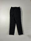 Adidas Black Track Pants with White Triple Stripes (W:31) (L:40)