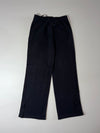 New Balance Black Wide Leg Snap Hem Sweatpants (W:26) (L:40)